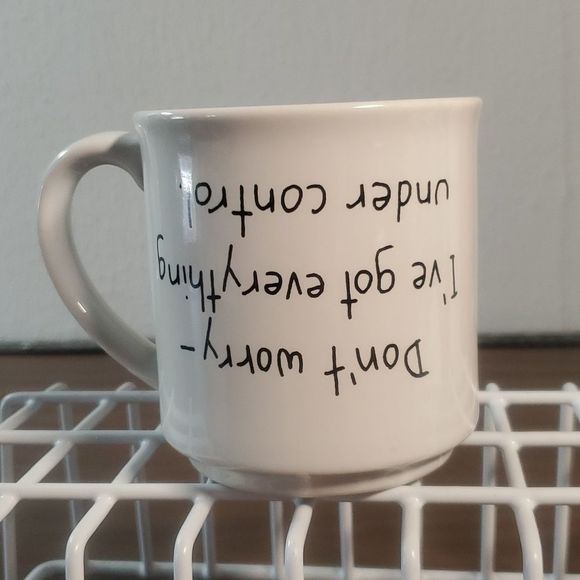 Vintage Boynton Chicken I've Got Everything Under Control Upside Down Mug Cup - Picture 3 of 7